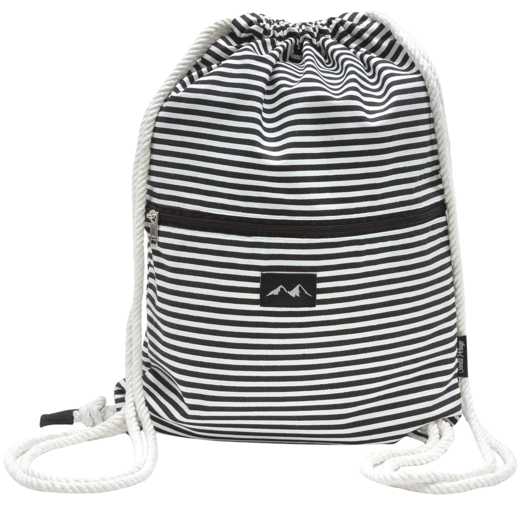 Santa Perago Turnbeutel schwarz-weiß