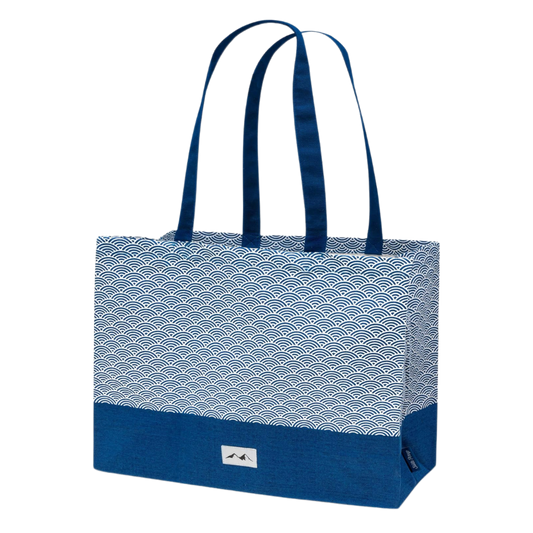 Baumwolltasche Blaue Welle – 300 g/m²